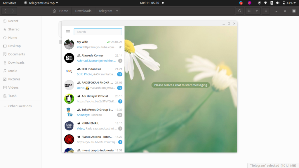 3 Cara Install Aplikasi Telegram Desktop di Linux Ubuntu 20.04