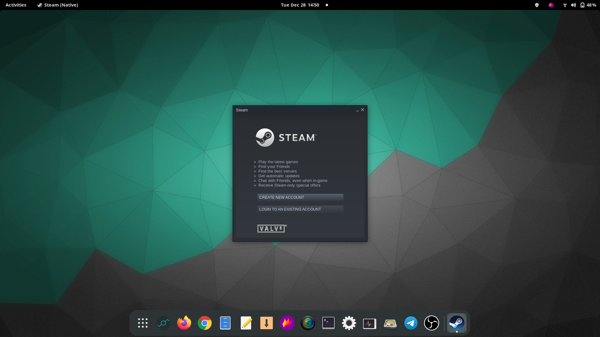 Cara Install Steam Di Linux Manjaro