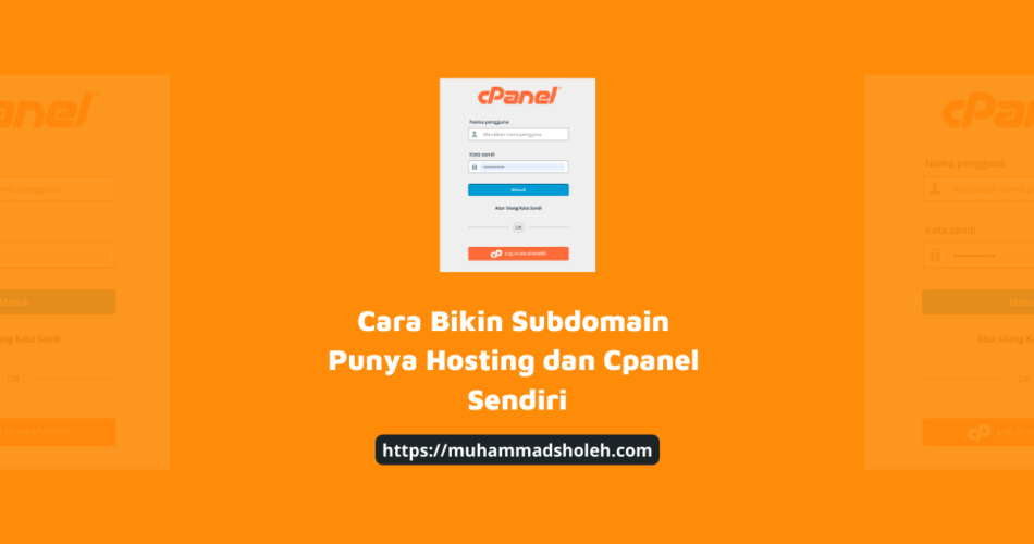 Cara Bikin Subdomain Punya Cpanel Hosting Sendiri
